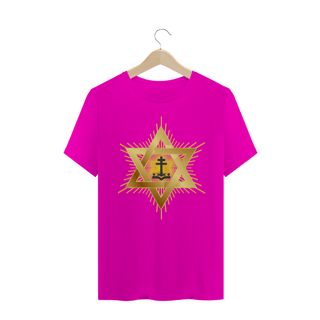 Nome do produto Camiseta Masculina Estrela e Santo Cruzeiro