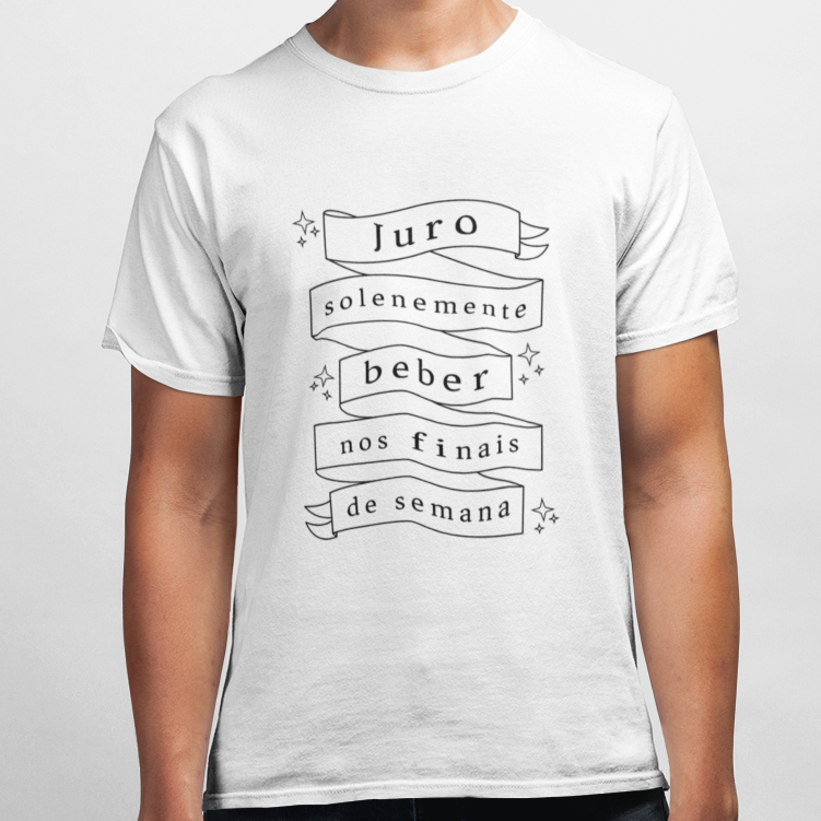 Nome do produto: Juro solenemente beber no finas de semana -(Unissex)