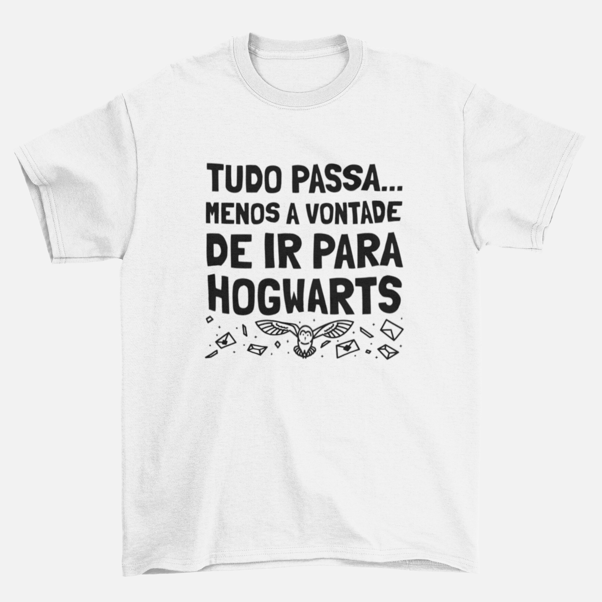 Nome do produto: Tudo passa menos a vontade de ir para Hogwarts  - (Plus size)