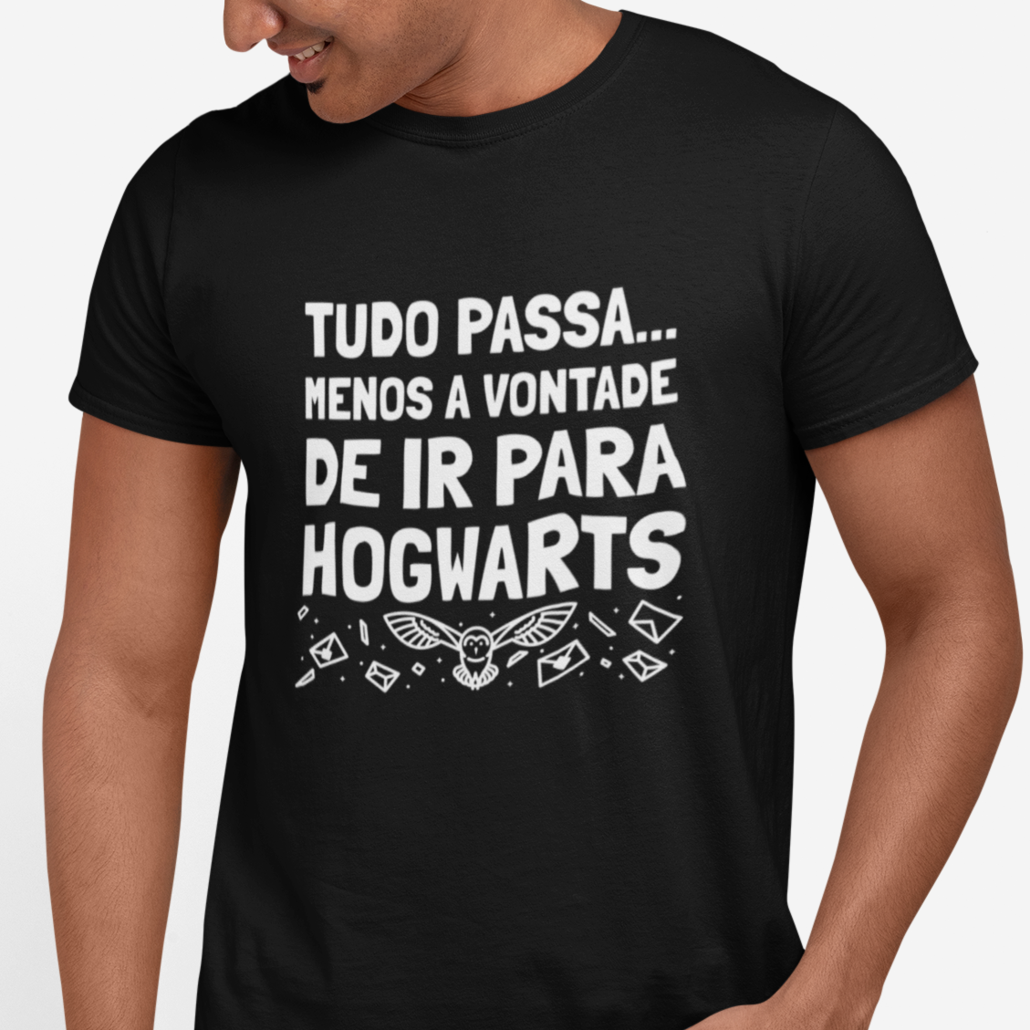 Nome do produto: Tudo passa, menos a vontade de ir para Hogwarts -(Unissex)