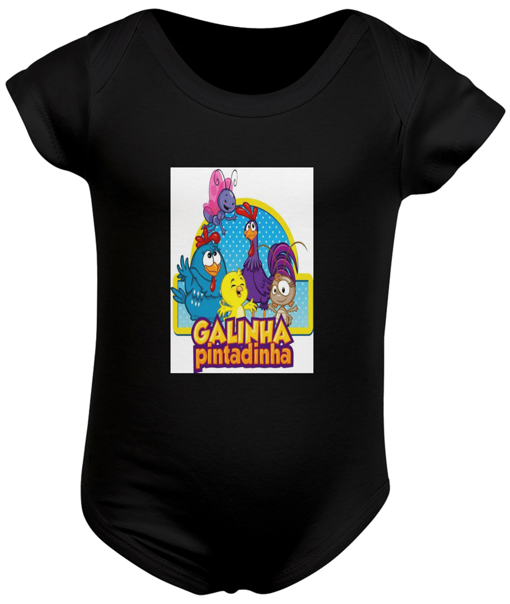 Nome do produto: body infantil galinha pintadinha 