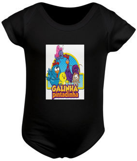 Nome do produto  body infantil galinha pintadinha 