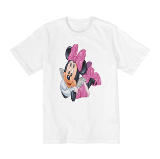Nome do produtocamiseta infantil 2 a 8 anos  tema miney