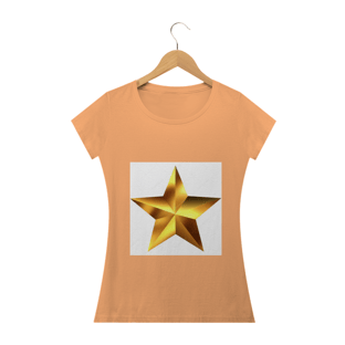 Nome do produtocamiseta estrela dourada várias cores