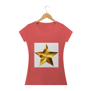 Nome do produtocamiseta estrela dourada várias cores