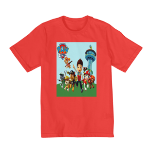 Nome do produtocamiseta infantil patrulha canina 