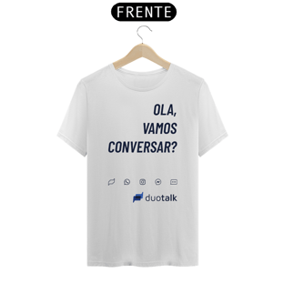 Nome do produtoCamiseta Olá, vamos conversar