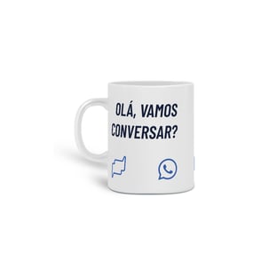 Nome do produtoCaneca Olá, vamos conversar