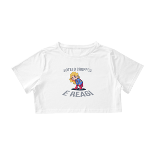 Nome do produto REAGI - Camisa Cropped