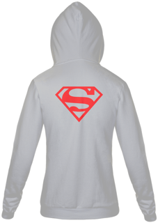Nome do produto Supergirl Logo - Moletom de Zíper