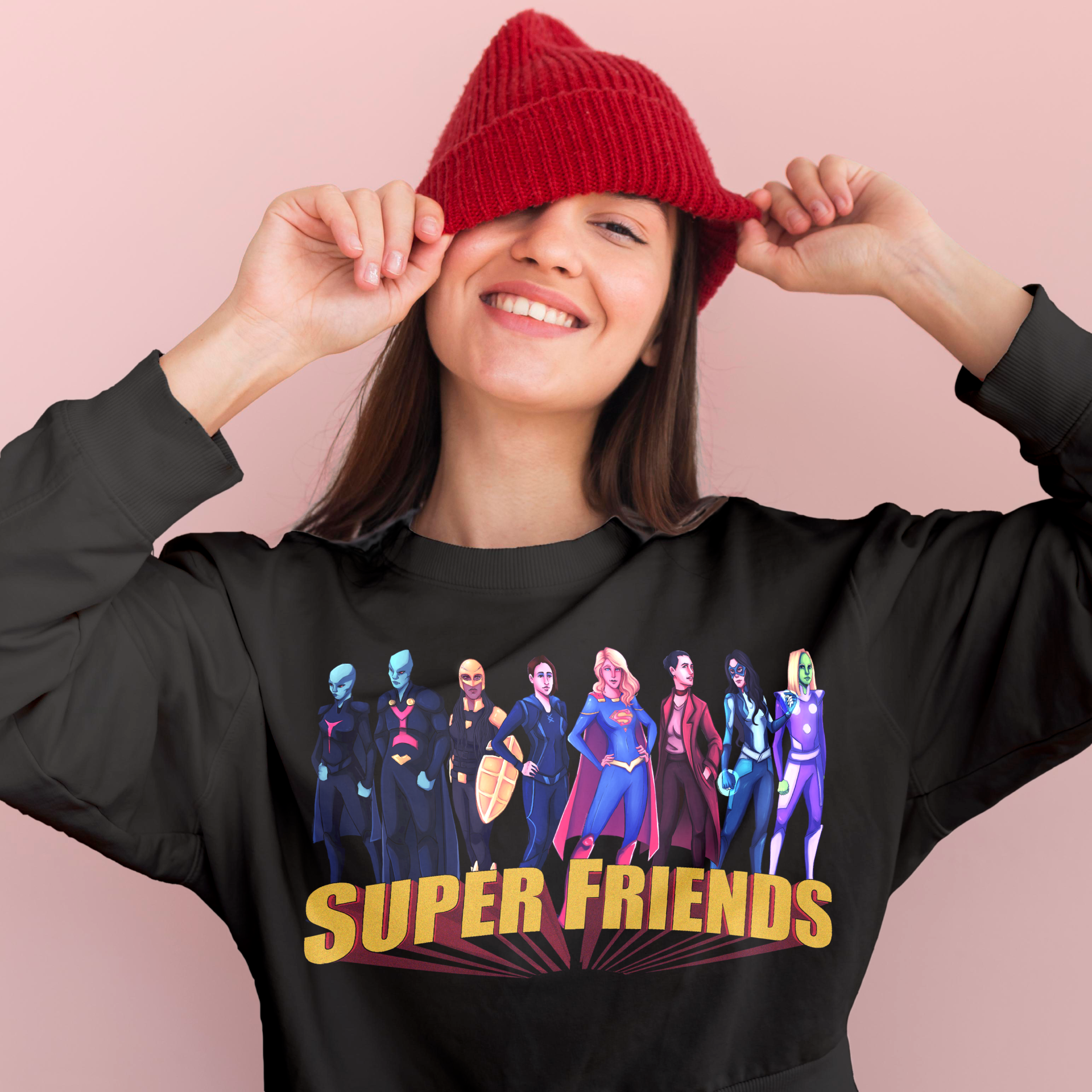 Superfriends - Moletom Fechado UNISSEX