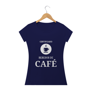 Nome do produtoCamiseta feminina bebedor de café profissional