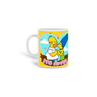 Caneca Love You Marggie and Homer