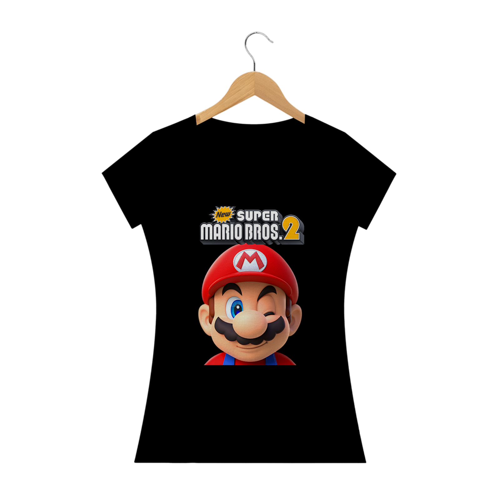 Camiseta Geek Feminino Super Mario