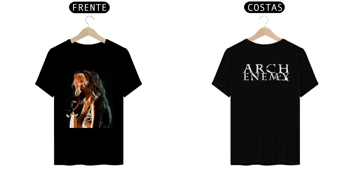 Nome do produto: Camiseta Rock Star Arch Enemy