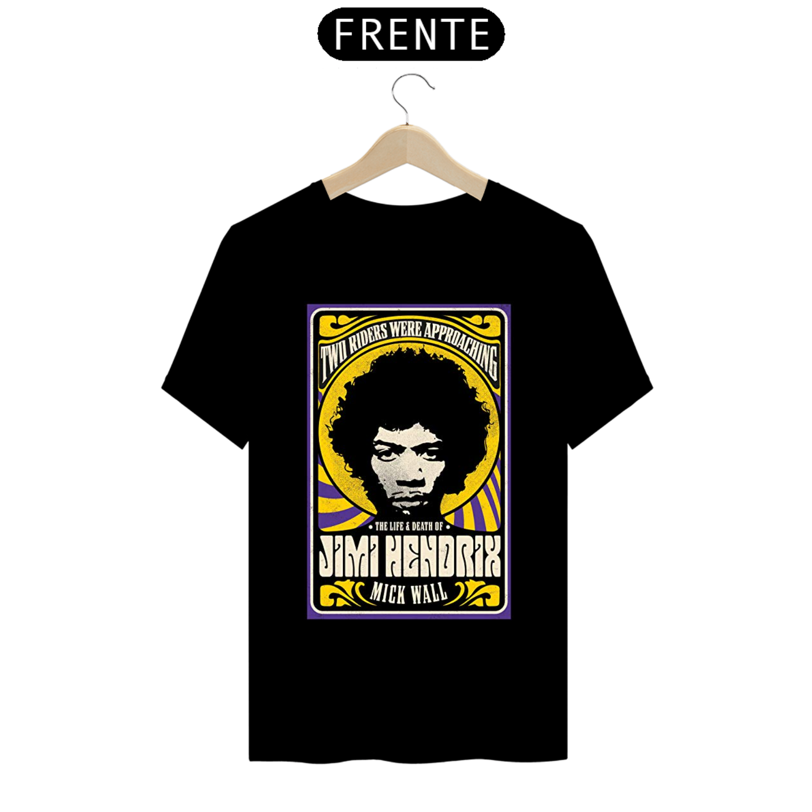 Camiseta Jimmi Hendrix rock star