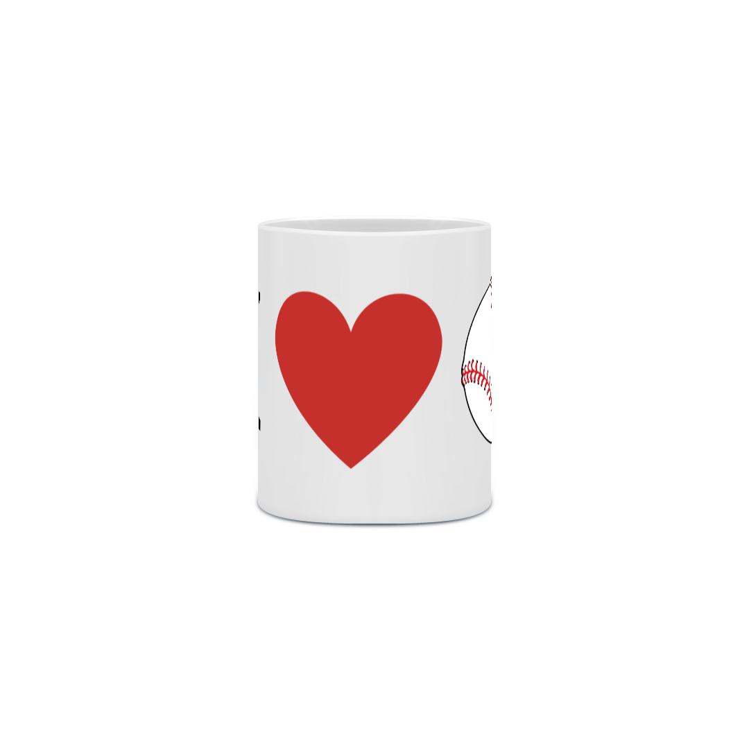 Caneca I Love Baseball