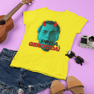 Nome do produto Baby Long Fora, Genocida! (Cores)