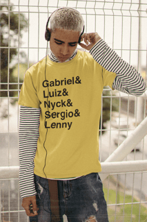 Nome do produto Camisa Estonada Black Circle Membros (Cores)