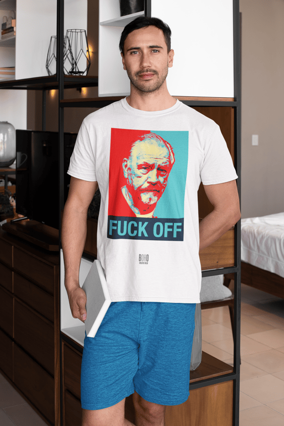 Camisa Branca Succession Fuck Off!