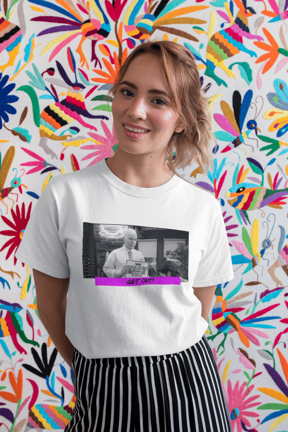 Camisa Branca Friends - Gunther Get Out