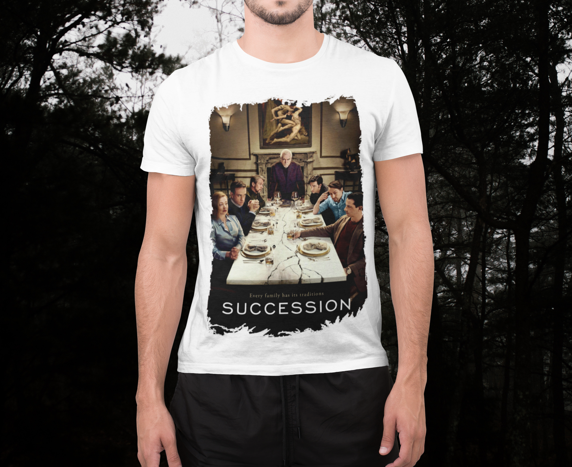 Camisa Branca HBO Succession - Family Traditions