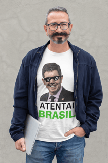 Nome do produto Camisa Atentai, Brasil! (Cores)