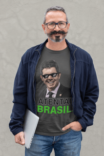 Nome do produto Camisa Atentai, Brasil! (Cores)