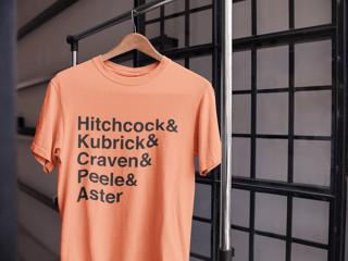 Nome do produto Camisa ESTONADA Diretores de Terror (Cores)