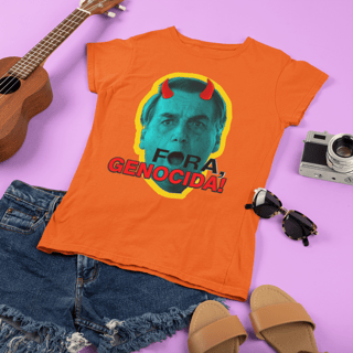 Nome do produto Baby Long Fora, Genocida! (Cores)