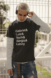 Camisas Membros da Black Circle (Preto)