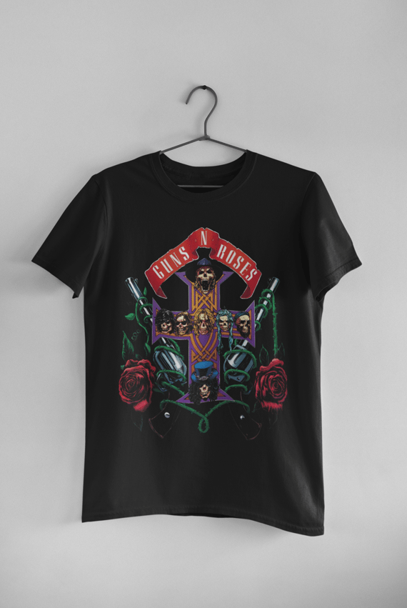 Camisa Preta Guns And Roses