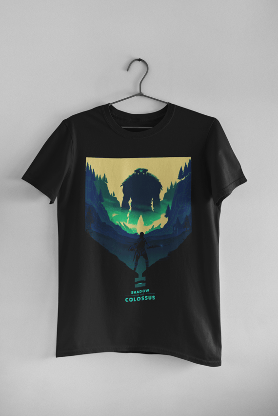Camisa Preta Shadow Of The Colossus