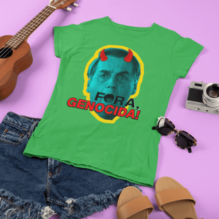 Nome do produto Baby Long Fora, Genocida! (Cores)
