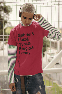 Nome do produto Camisa Estonada Black Circle Membros (Cores)