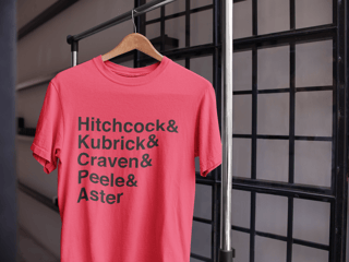 Nome do produto Camisa ESTONADA Diretores de Terror (Cores)