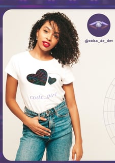 Nome do produto Baby Look Code_girl