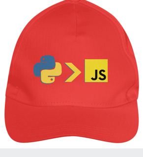 Nome do produto Boné Python > JS