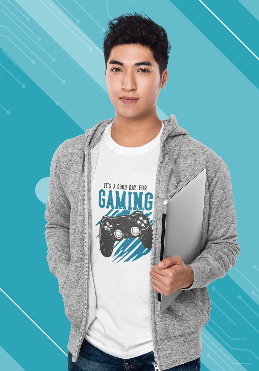 Nome do produto: Good day for gaming - TECIDO BRANCO PRIME