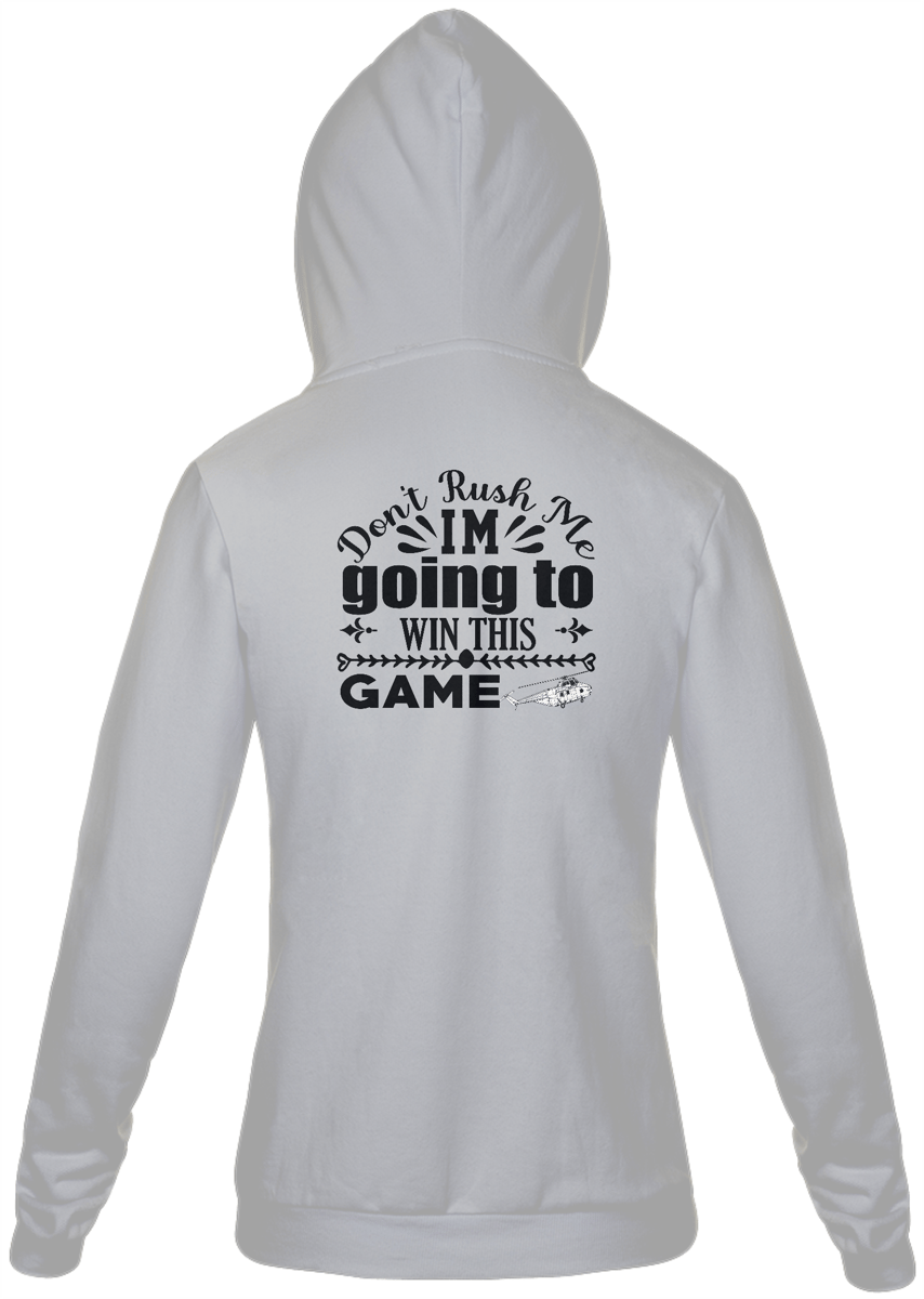 Nome do produto: Win this game - Moletom com ziper