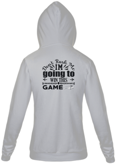 Nome do produto Win this game - Moletom com ziper