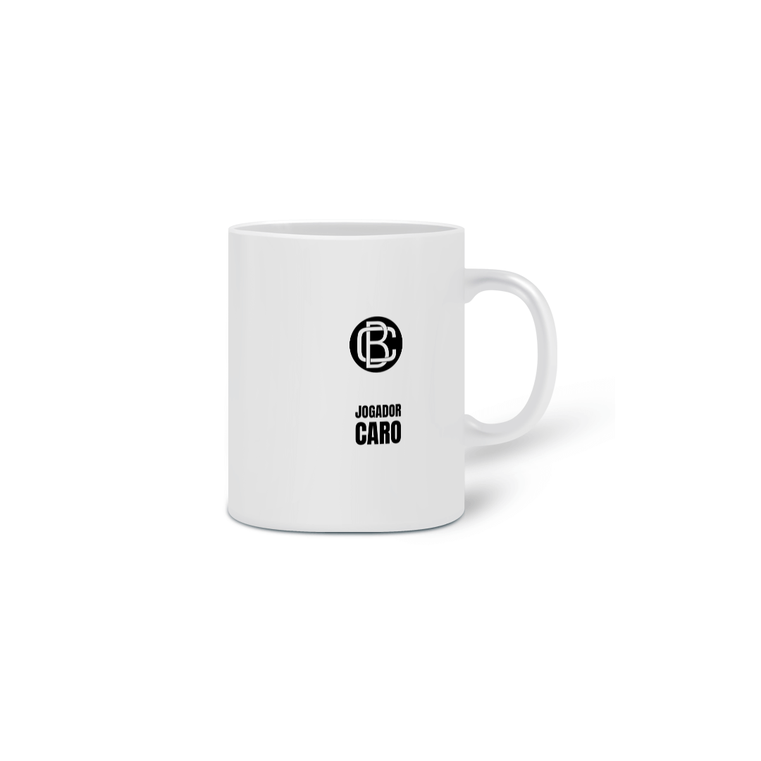 Nome do produto: Caneca JOGADOR CARO ( logo preta )