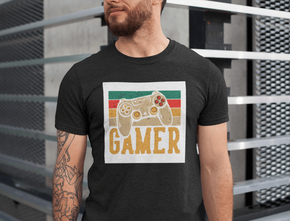 gamer - TECIDO PRETO PRIME