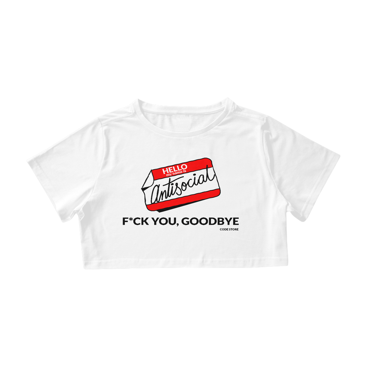 Nome do produto: Cropped Antisocial BR by CODE