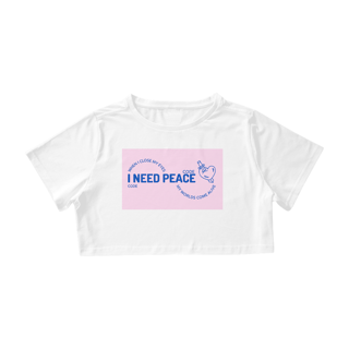 Nome do produto Cropped mypeace by CODE