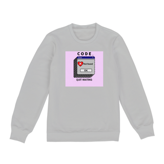 Nome do produto Moletom noheart by CODE