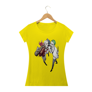 Nome do produtoCamiseta Feminina DC Comics Harley & Joker