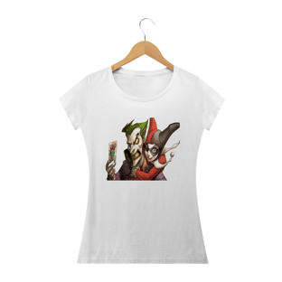 Nome do produtoCamiseta Feminina Harley Quinn & Joker
