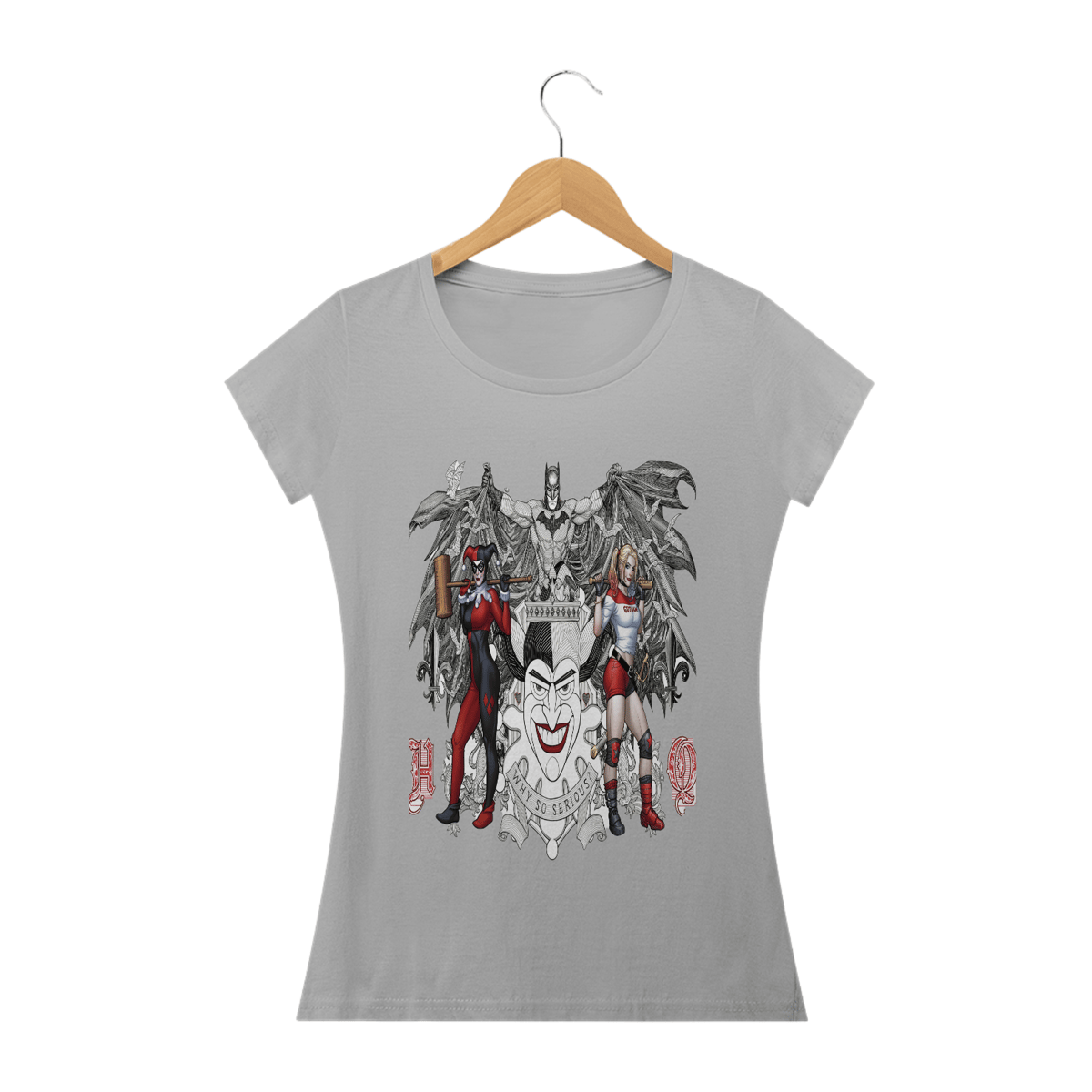 Nome do produto: Camiseta Feminina Harley Quinn