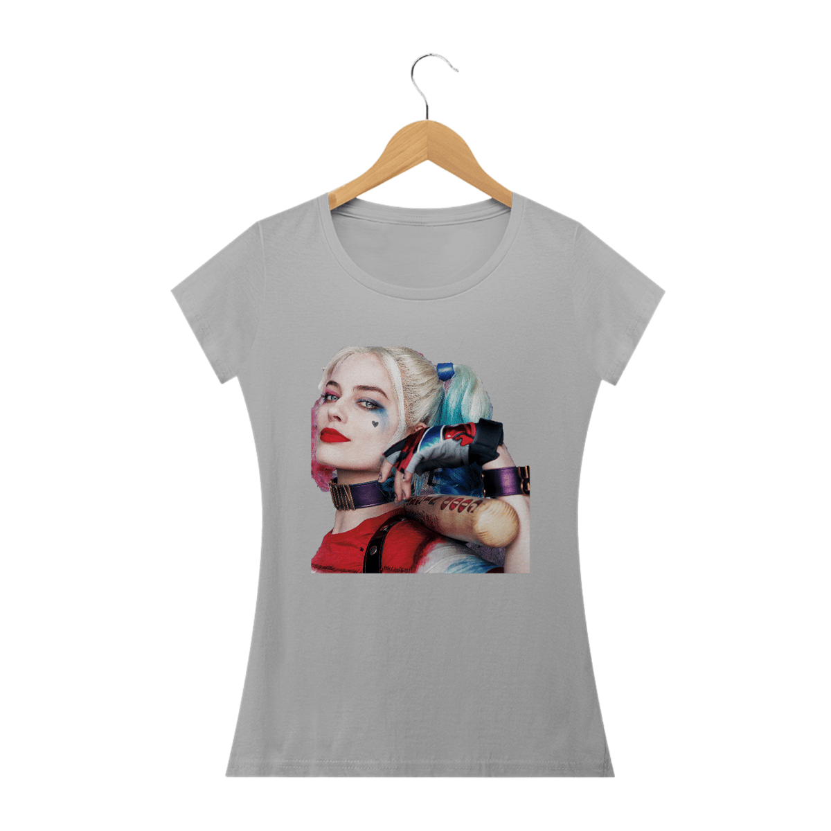 Nome do produto: Camiseta Feminina Harley Quinn